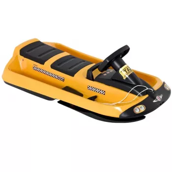 Hamax Sno Taxi Snow Racer, gul, polyeten