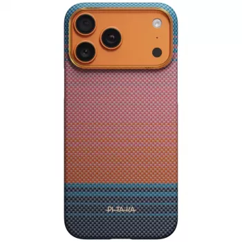 PITAKA Edge Case California Dream 04 Sunset för iPhone 17 Pro Max – ultratunn aramidfiberbaksida med MagSafe