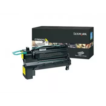 Lexmark C792X2YG gul tonerkassett med extra hög kapacitet