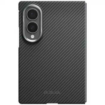 PITAKA Edge-fodral för Samsung Galaxy Z Fold8 - svart/grå aramidfiber MagSafe-kompatibel