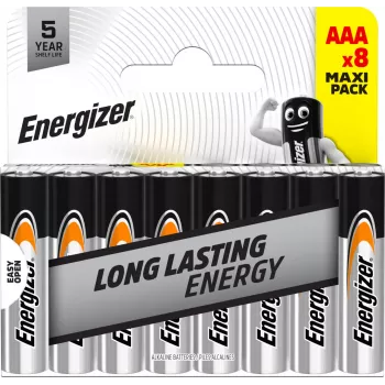 Energizer Everyday AAA/LR03 alkaliska batterier, 8-pack (DHP8)