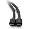 C2G 2,5 fot Thunderbolt 4 USB-C-kabel - 40Gbps, 100W PD, 8K, svart