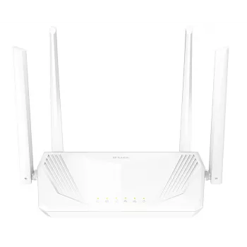 D-Link AX1500 Wi-Fi 6 dual-band gigabitrouter med OFDMA, MU-MIMO, beamforming, WPA3, 4 gigabit LAN-portar, Smart Connect, föräldrakontroll, QoS, gästnätverk, IPv6, accesspunktläge, svart