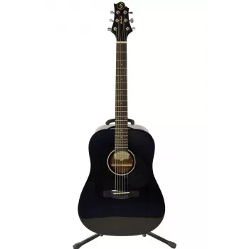 Samick D-1 BK dreadnought akustisk gitarr - svart