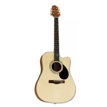 Samick GD-100SC NS Dreadnought Cutaway akustisk gitarr - natur satin