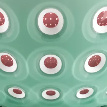 Guzzini Le Murrine 2-delat skålset 12 cm matcha grön/vit/mauve