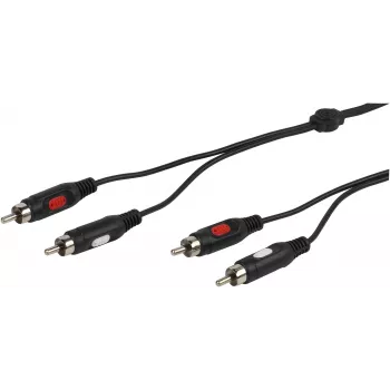 Vivanco audiokabel 2xRCA till 2xRCA 1.5 m (VVA2RCA15MMK)