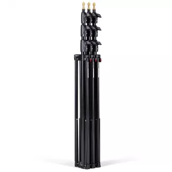 Manfrotto 1004BAC-3 luftfjädrat 4-sektions ljusstativset (3-pack, svart)