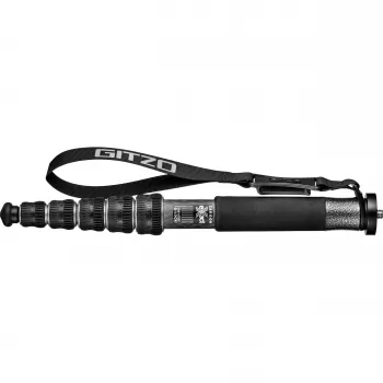 Gitzo GM2562T Traveler Series 2 kolfibermonopod, 6 sektioner, max höjd 142 cm, belastning 12 kg, svart