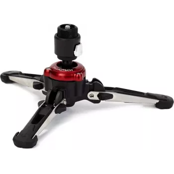 Manfrotto MVMXPROBASE fluidstativfot med FLUIDTECH 3D-rörelse för XPRO-stativ, svart
