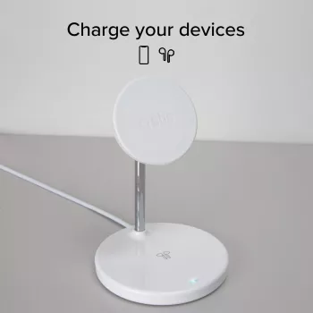 SBS laddstation 2in1, vit (TEWIRMAG2IN1)