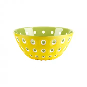 Guzzini Le Murrine serveringsskål 25 cm saffransgul/vit/vattengrön