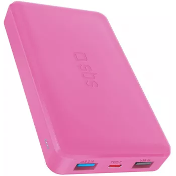 SBS TTBB10000FASTP 10000mAh powerbank, rosa