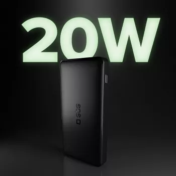 SBS TTBB10000FASTPD20K 10000mAh Power Delivery 20W powerbank svart