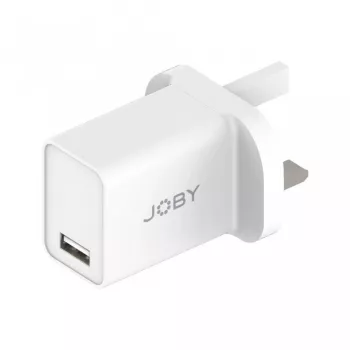 USB-A nätladdare, UK Joby 12W (2.4A) (JB01804-BWW)