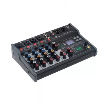 Soundsation MIOMIX-404FXM 4-kanalig analog mixer med USB och effekter