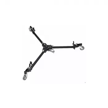 Manfrotto 181B hopfällbar auto-dolly med bromsar, 25 kg belastning, aluminium