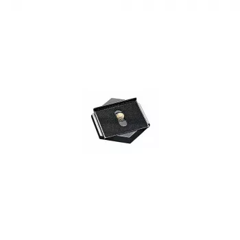 Manfrotto 030ARCH-14 aluminiumarkivmonteringsplatta, 1/4 inch-20 skruv, svart, 75x75 mm