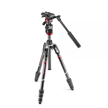 Manfrotto MVKBFRTC-LIVE kolfiber videostativset med Befree Live vätskehuvud