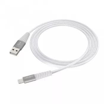 JOBY laddnings- och synkroniseringskabel Lightning, 1,2 m, vit (JB01812-BWW)