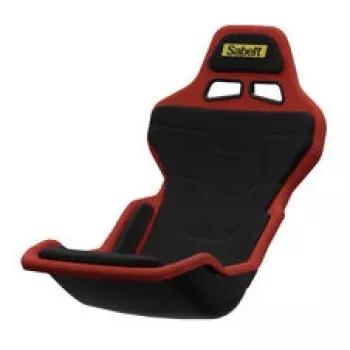 Sabelt SRP-1 simracingsäte, glasfiberskal, formeldesign, vadderad – Racing Black