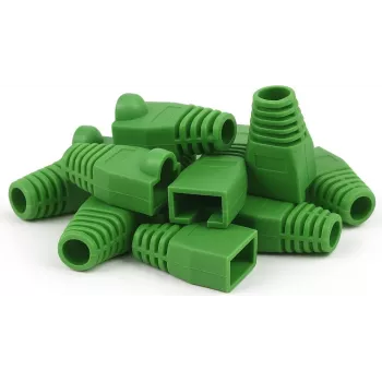 DSIT DANICOM RJ45 böjskydd grön 10-pack