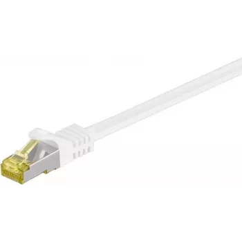 DSIT Cat.7 S/FTP nätverkspatchkabel, RJ45, 20 m, vit