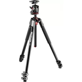 Manfrotto 190XPRO3 aluminiumstativ med XPRO-kulled och 200PL-PRO snabbplatta