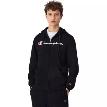 Herr Champion Full Zip Hoodie svart 220255 KK001 M