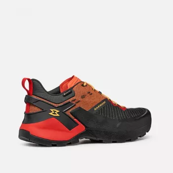 Garmont 9.81 Onyx GTX fast hiking-skor herr Raven Black/Firecracker Orange