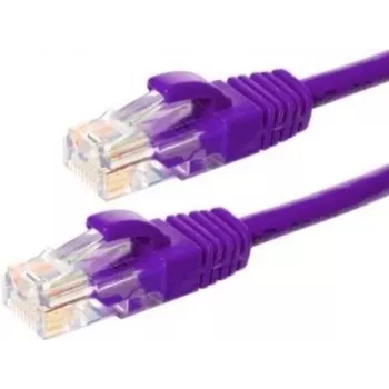 DSIT CAT6 Ethernet Patch Cable U/UTP 0.5m Purple 100% Copper