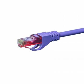 DSIT CAT6 Ethernet Patch Cable U/UTP 0.5m Purple 100% Copper