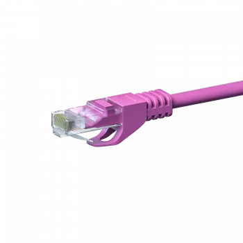 DSIT CAT5e Network Cable U/UTP 3m Pink 100% Copper (DC-59-030)