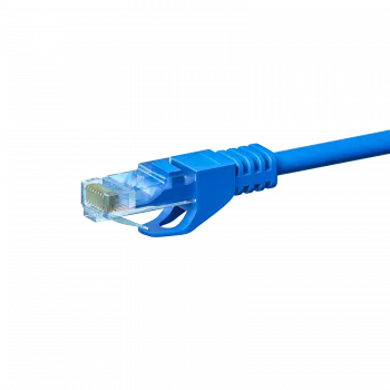 DSIT CAT5e U/UTP Network Installation Cable, 50 m, Blue, 100% Copper, Solid, 24 AWG, PVC Jacket, Bulk