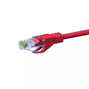 DSIT CAT5e U/UTP Ethernet Patch Cable, 1.5m, Red, CCA, RJ45, Gigabit