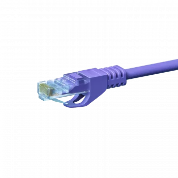 DSIT CAT 5e U/UTP nätverkspatchkabel, 20 m, violett, CCA, RJ45