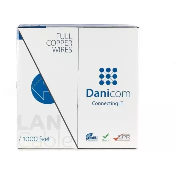DSIT DANICOM CAT6 UTP 305 m PVC (Fca) massiv koppar nätverkskabel
