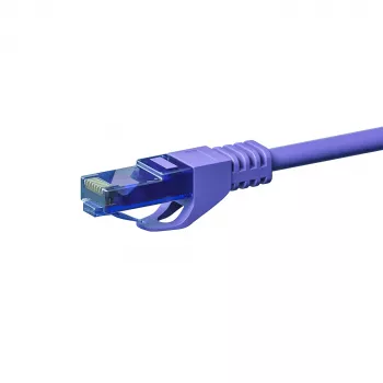 DSIT CAT6a nätverkskabel 100 % koppar U/UTP 0,50 m violett (DC-U6A8-005)