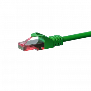 DSIT CAT6 U/UTP nätverkskabel, 0,15 m, grön, 100 % koppar (DC-63-001)