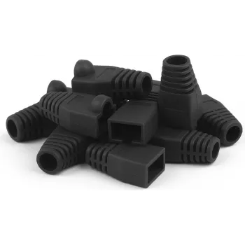 DSIT DANICOM RJ45 böjskyddsmuff svart 10-pack (DC-RJ45-BOOT-BLACK-10PCE)