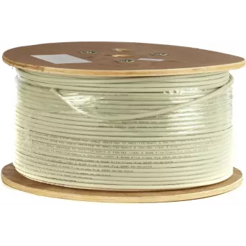 DSIT CAT6A SFTP 500 m installationskabel med massiv ledare – LSZH B2ca – blå
