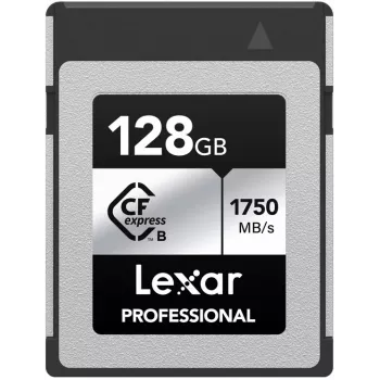 Lexar Professional CFexpress Type B SILVER 128 GB minneskort, 1750 MB/s (LCXEXSL128G-RNENG)