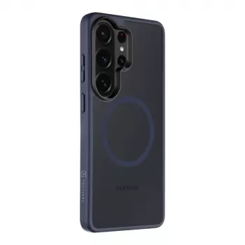 Taktisk bakre skyddsskal MagForce Hyperstealth Galaxy S26 Ultra mörkblå