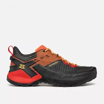 Garmont 9.81 Onyx GTX herrvandringsskor Raven Black/Firecracker Orange storlek 42