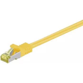DSIT Cat.7 S/FTP PiMF RJ45 nätverkskabel, 15 m, gul, 10Gbps, LSZH