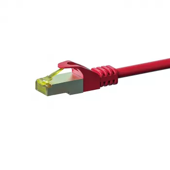 DSIT Cat.7 S/FTP PiMF RJ45 nätverkskabel, röd, 50 m (DC-75-500)
