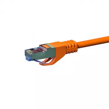 DSIT CAT 6a nätverkskabel LSOH - S/FTP - 30 meter - orange (DC-6A6-300)