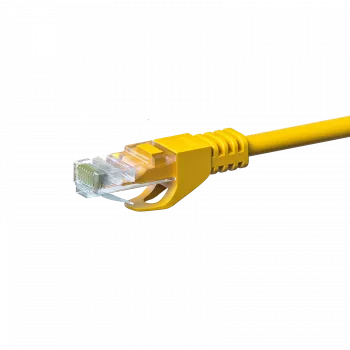 DSIT CAT 5e U/UTP nätverkspatchkabel 0,5 m gul CCA (DC-C57-005)