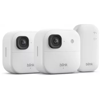 Amazon Blink Outdoor 2K+ Security Camera System (2 Cameras), White (B0F9632B4F)