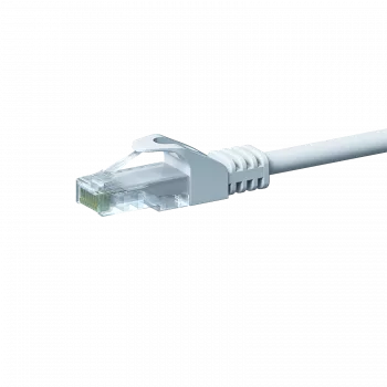 DSIT CAT 5e U/UTP nätverkspatchkabel – 20 m, vit, CCA, RJ45, Gigabit Ethernet